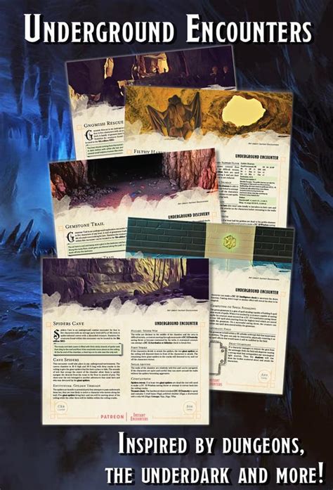 dnd underdark encounters|Underdark Events & Encounters .